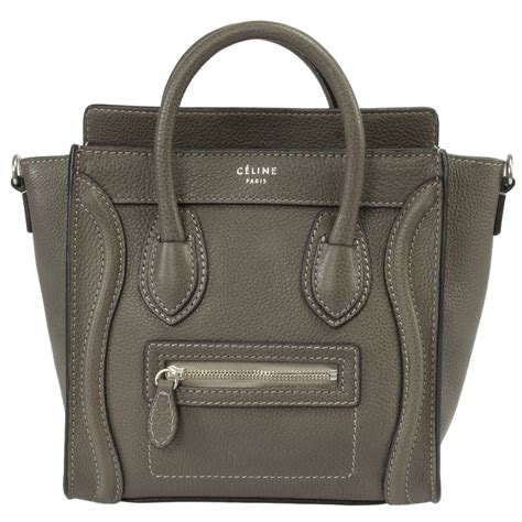 celine nano grey bag|celine nano bag price.